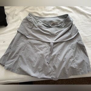 Athleta Gray Layered Skort